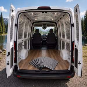 Actiasgear Sound Deadening Mats – Self-Adhesive Noise Reduction & Vibration Dampening Mats for Cars, Vans, Campers & Vehicle Conversions