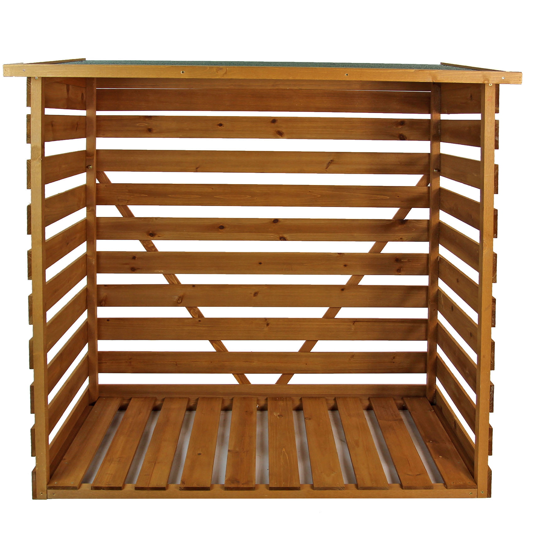 Wooden Log Storage Shed 21467 - Image 4