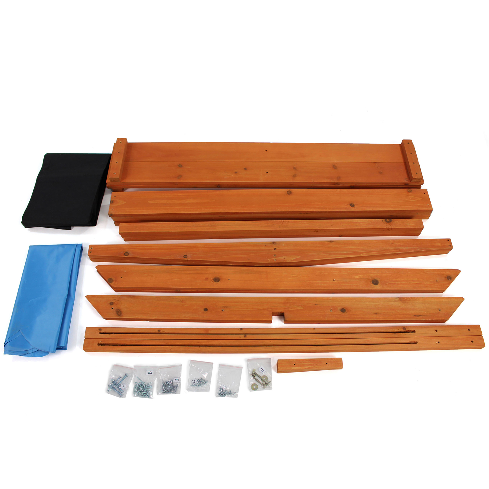 Wooden Play Pit with Sunshade 21967 - Image 7