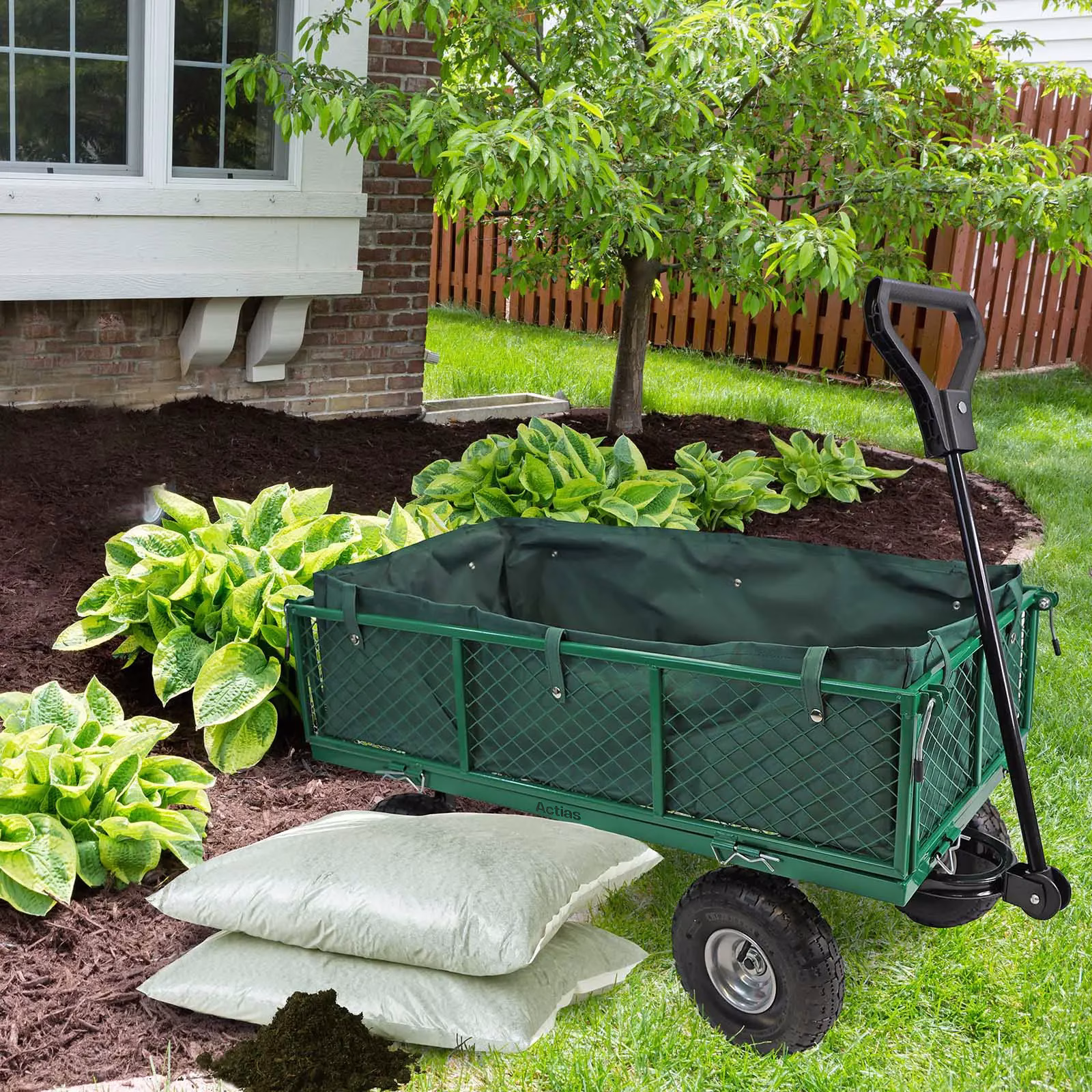 Heavy Duty Garden Cart - 200kg Load (FED23043) - Image 4