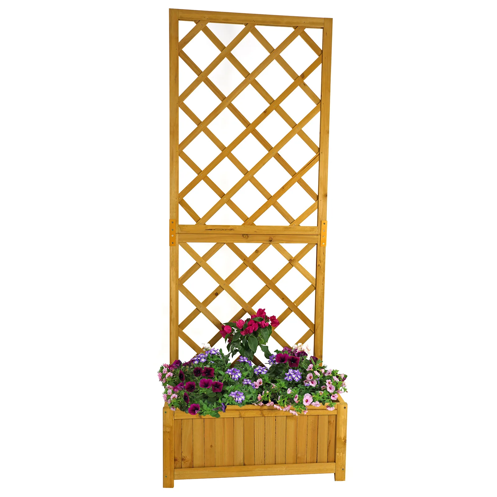 Wooden Lattice Garden Planter - Image 12