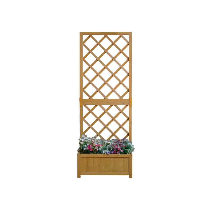 Wooden Lattice Garden Planter - Image 6