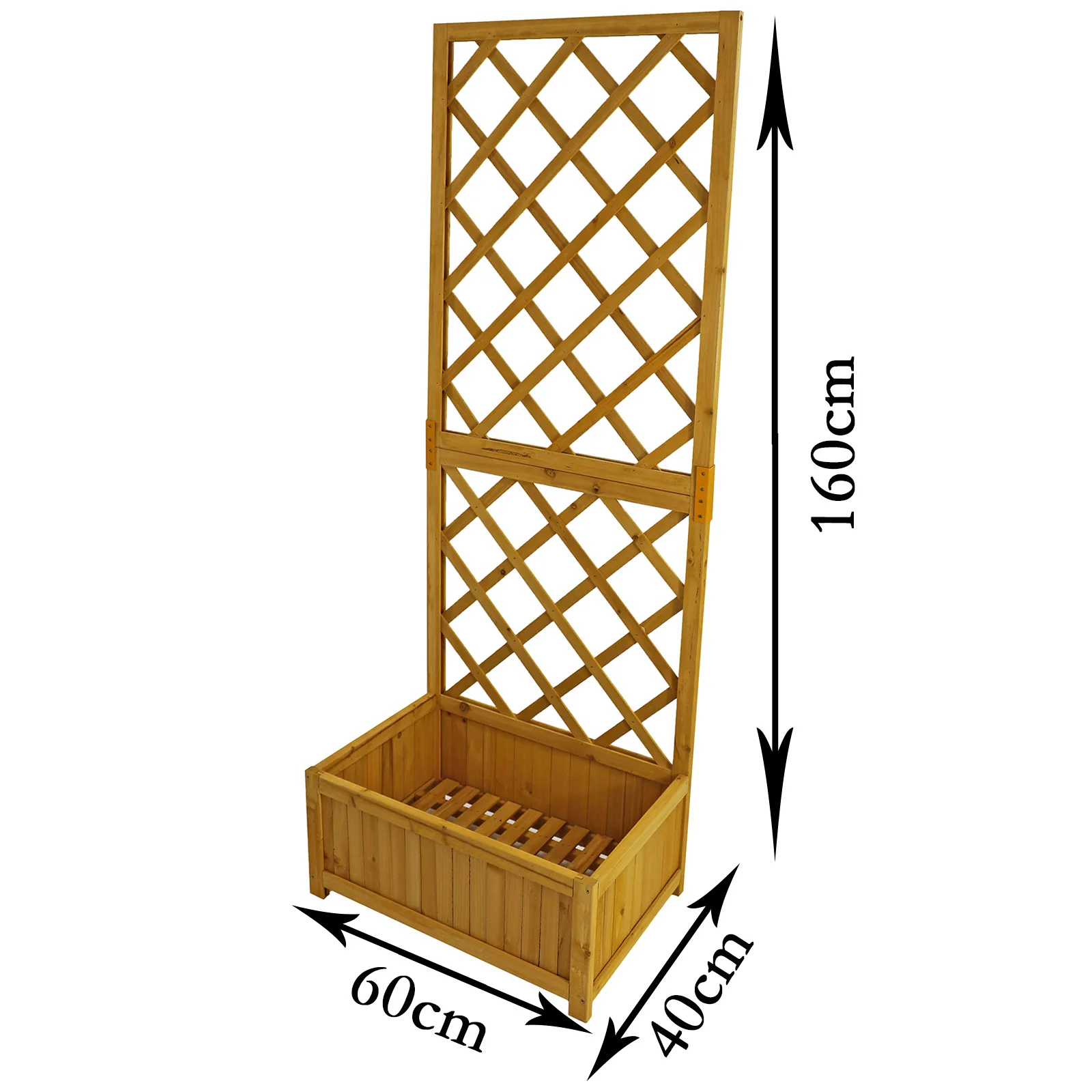 Wooden Lattice Garden Planter - Image 3