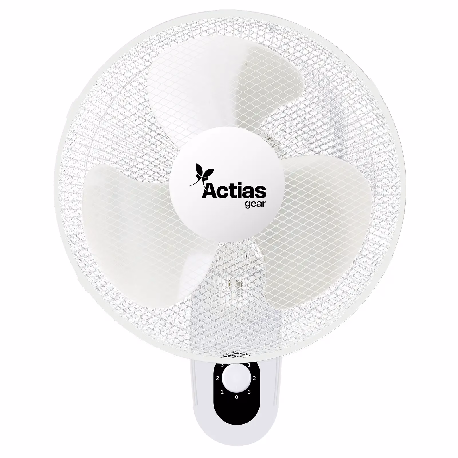 Actiasgear 16” Wall Mounted Electric Fan – Oscillating Cooling Fan with Pull Cord Control, 3 Speeds & Adjustable Tilt – Space Saving Wall Fan